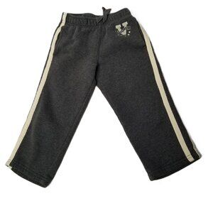 Jumping Beans Sweatpants Gray Stripe Logo Jogger Boys Size 3T Athletic Casual